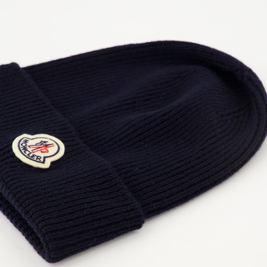 Imagem do Gorro de Lã Moncler para Homem - Temporada Outono-Inverno 2025 - Vista Detalhada_3