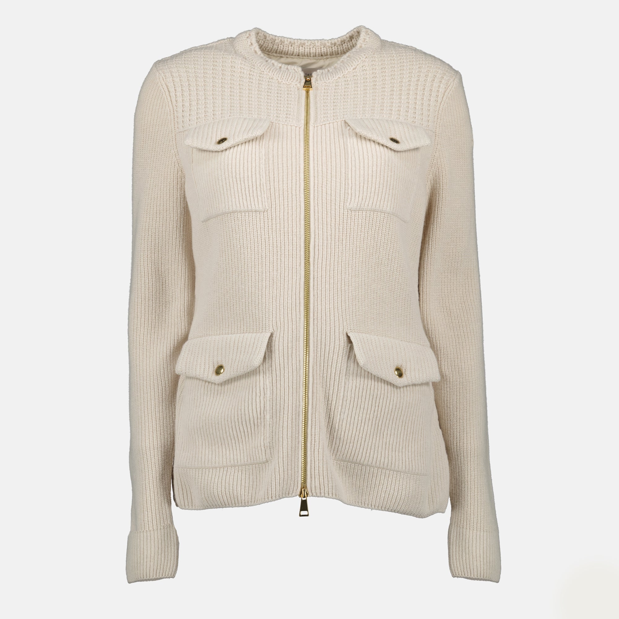 Imagen del artículo Chaqueta de lana de mezcla Moncler para mujer - Temporada Otoño-Invierno 2025 - Vista Frontal