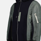 Jackets Two-tone Bombers Sacai Dark blue Men