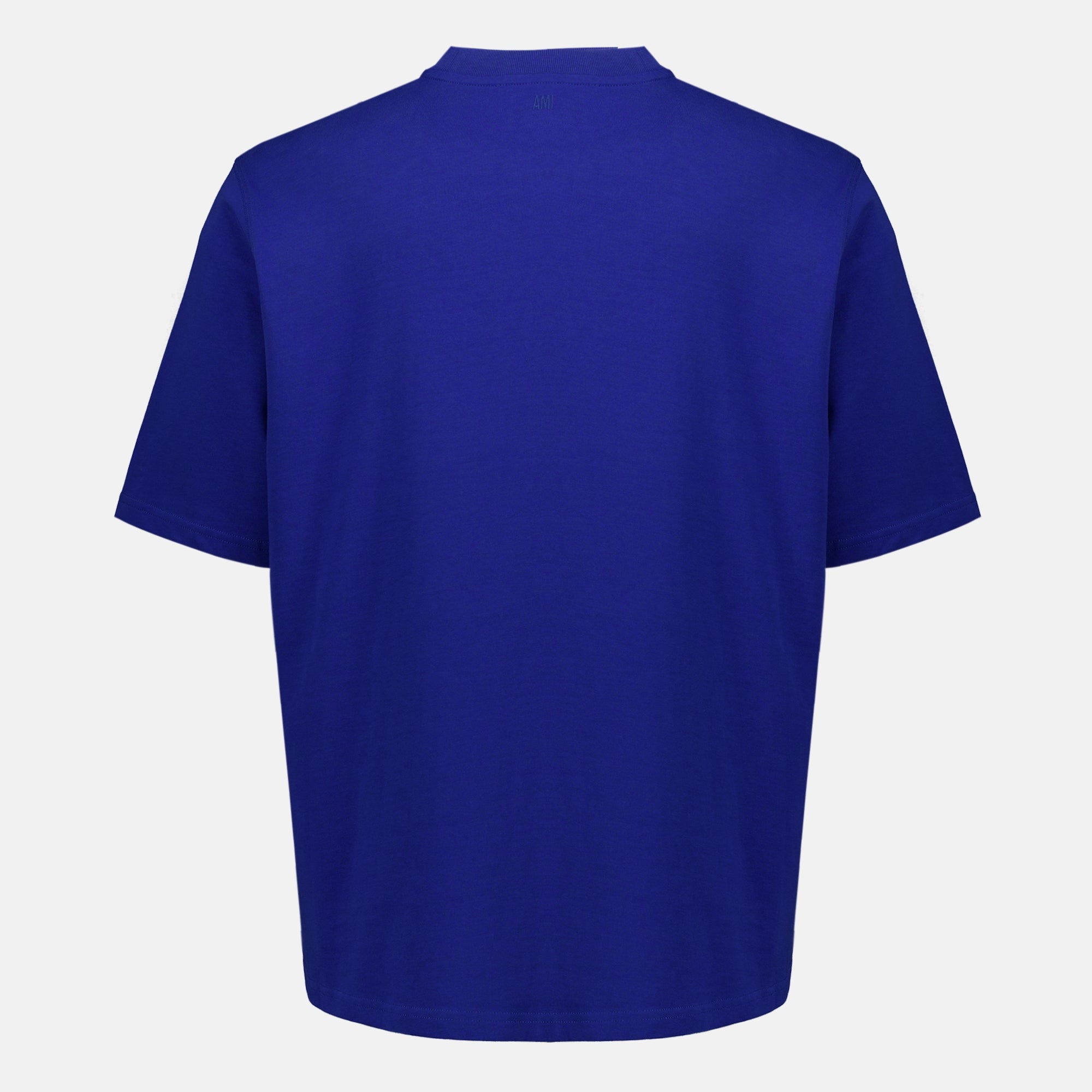 T-shirts T-shirt bleu en coton Ami PARIS Bleu Unisexe