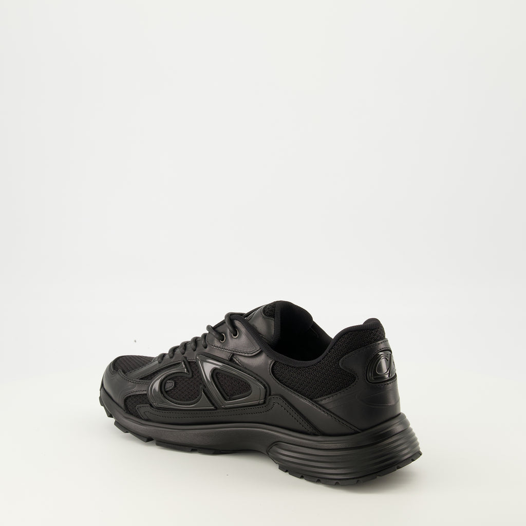 Bild der B30 schwarzen Sneakers der Marke Dior für Herren - Herbst-Winter Saison 2025 - Dreiviertelansicht hinten rechts