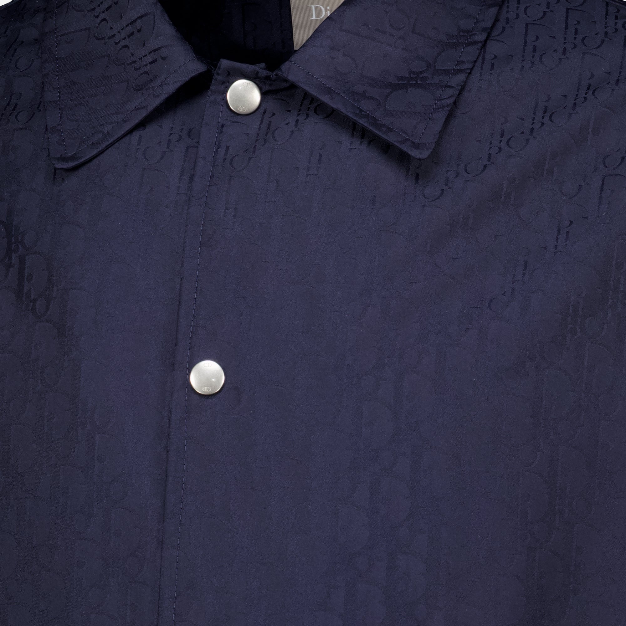 Vestes ディオールオブリーク ネイビーブルーコーチジャケット Dior Bleu foncé Homme