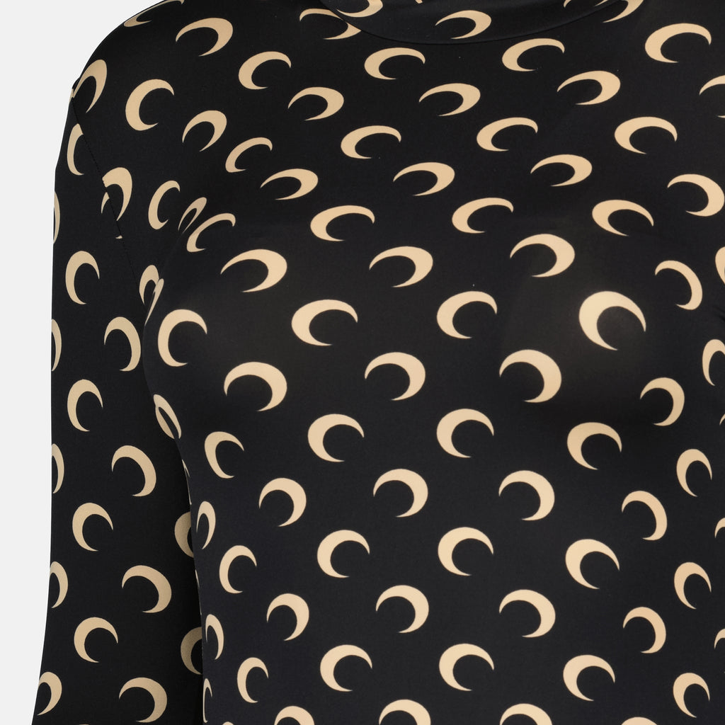 Immagine dell'articolo Top Jersey Moon del marchio Marine Serre per Donne - Stagione Autunno-Inverno 2025 - Vista Dettagliata_5