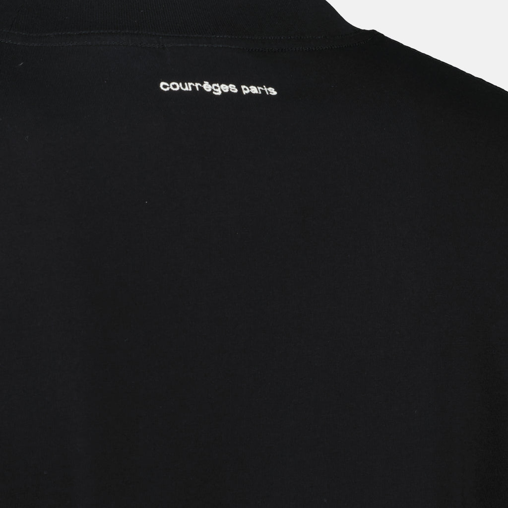 T-shirts Oversized T-Shirt Courrèges Noir Homme