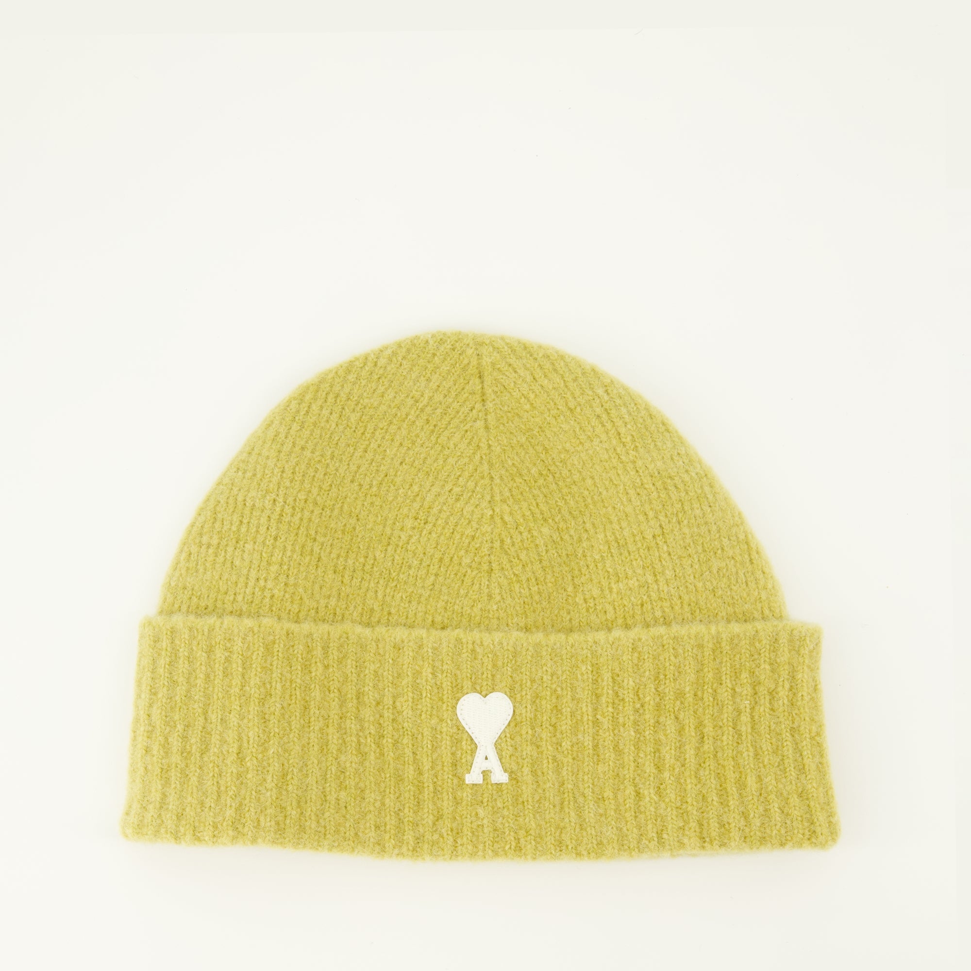 Chapeaux, casquettes et bonnets Ami de coeur Beanie Ami PARIS Jaune Unisexe
