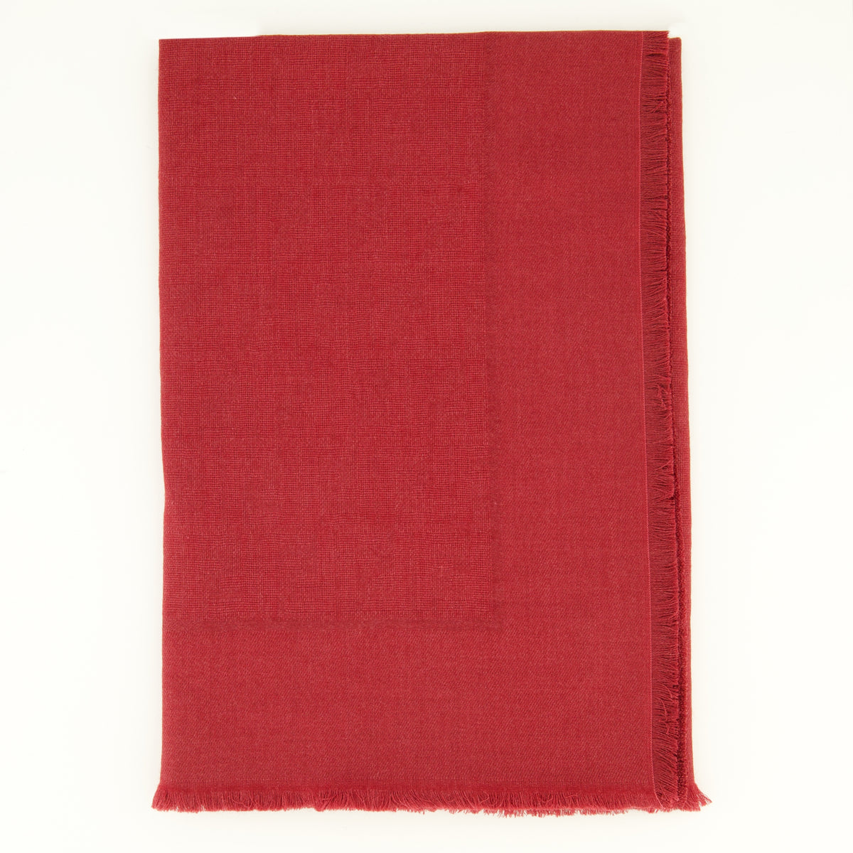 Écharpes, foulards et gants FF Signature Red Scarf Fendi Rouge Femme