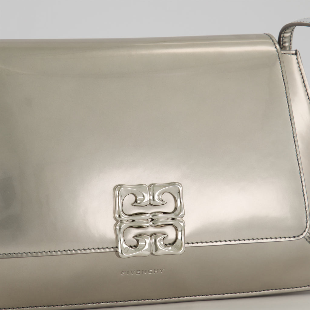 Sacs à main et épaule Sac 4G Liquid Givenchy Argenté Femme