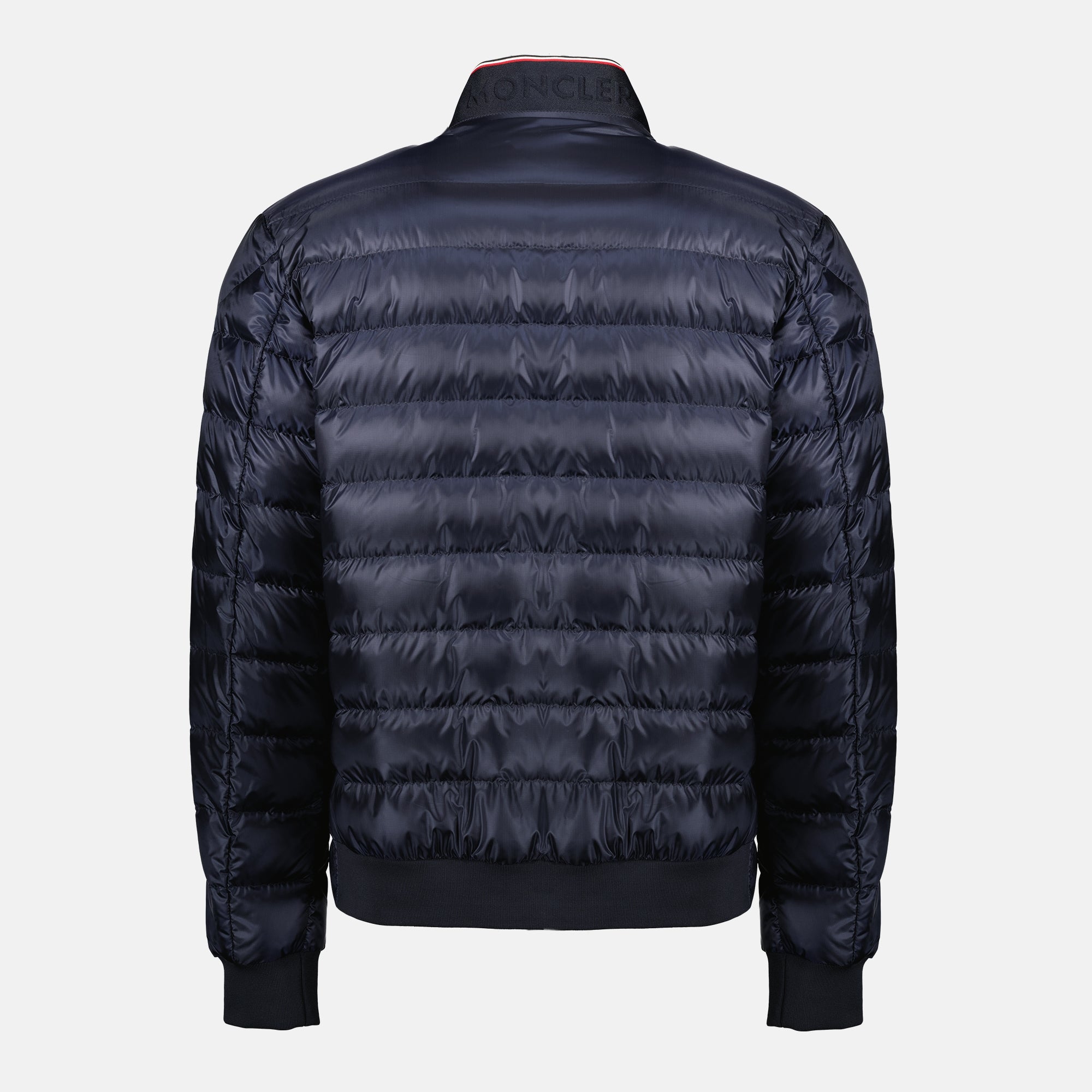 Image de l'article Doudoune Rigel bleu marine de la marque Moncler pour Homme - Saison Printemps-Été 2026 - Vue de Dos