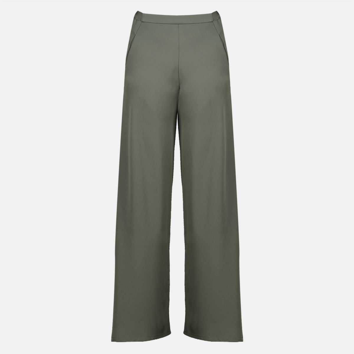 Pantalons Pantalon kaki en crêpe Christopher Esber Vert Femme