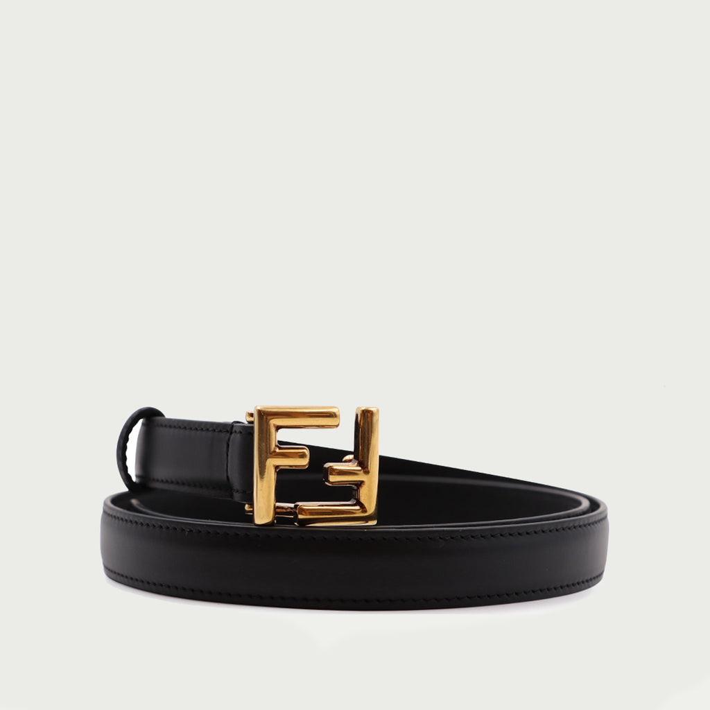 Gürtel Ceinture FF Fendi Schwarz Femme