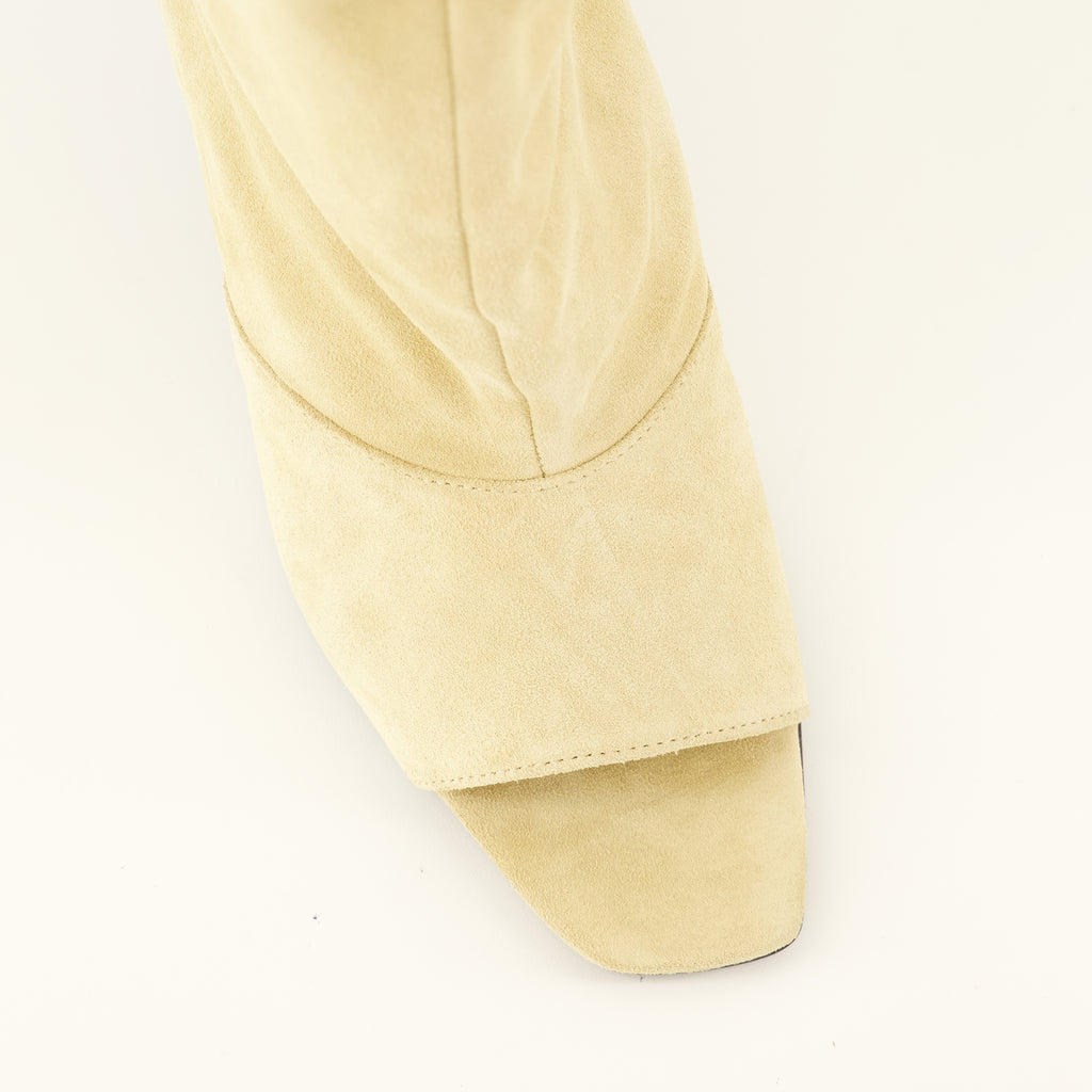Bottes Beige Wildlederstiefel Iro Beige Femme