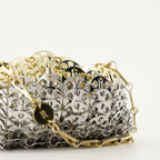 Borse a mano e a spalla Iconica 1969 Nano Bag Rabanne Argento Femme