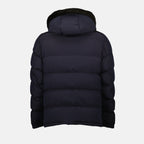 Manteaux Doudoune Marcelettes Moncler Bleu foncé Homme
