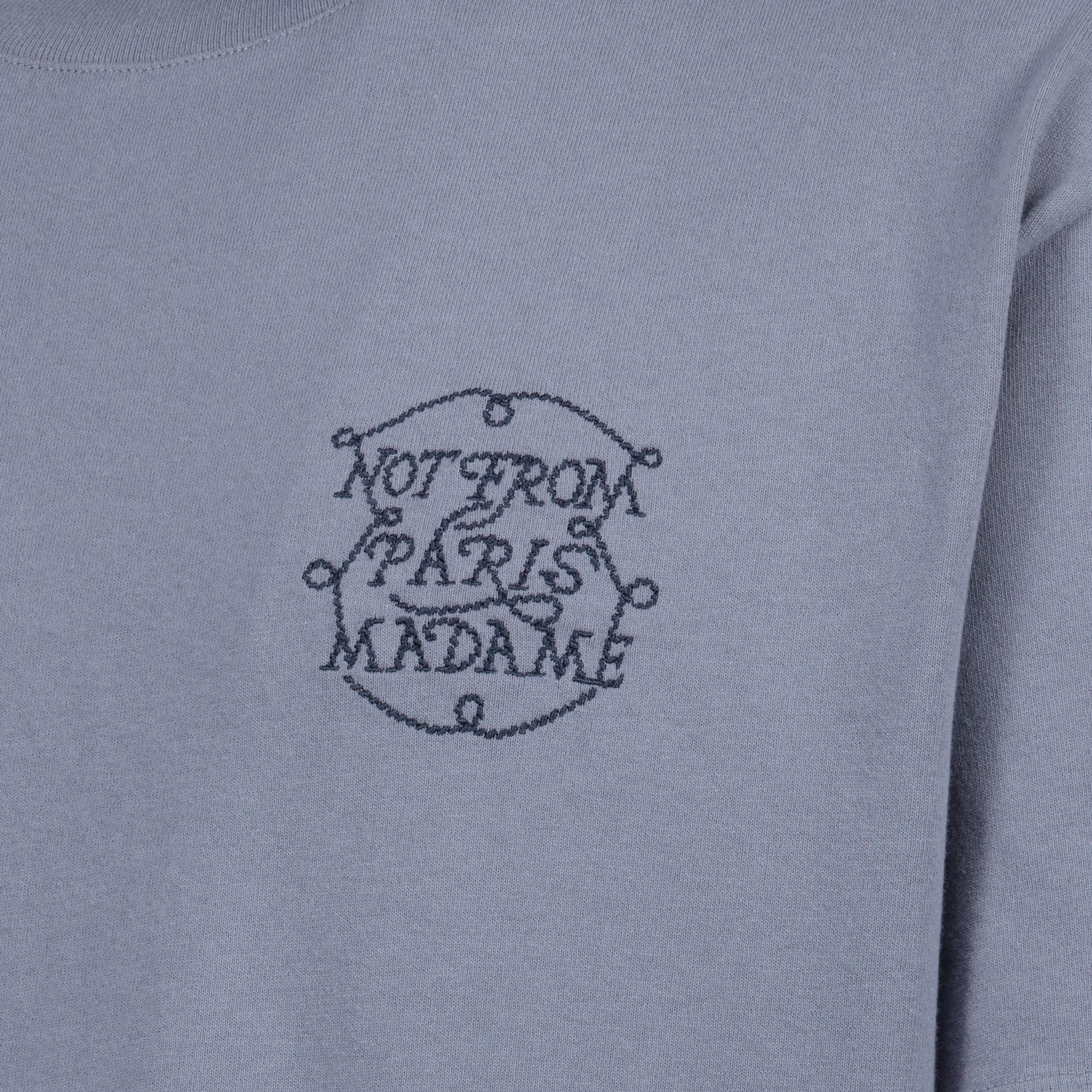 T-shirts T-shirt Slogan Tressé Drole De Monsieur Bleu Homme