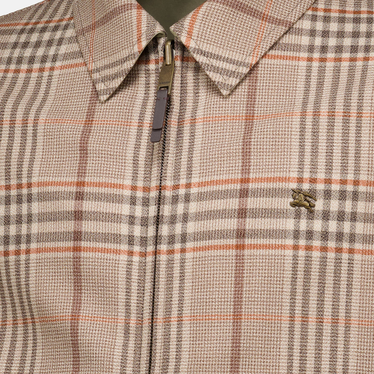 Vestes Reversible Harrington Jacket Burberry Beige Homme