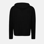 Maille Cardigan zippé en laine Moncler Noir Homme