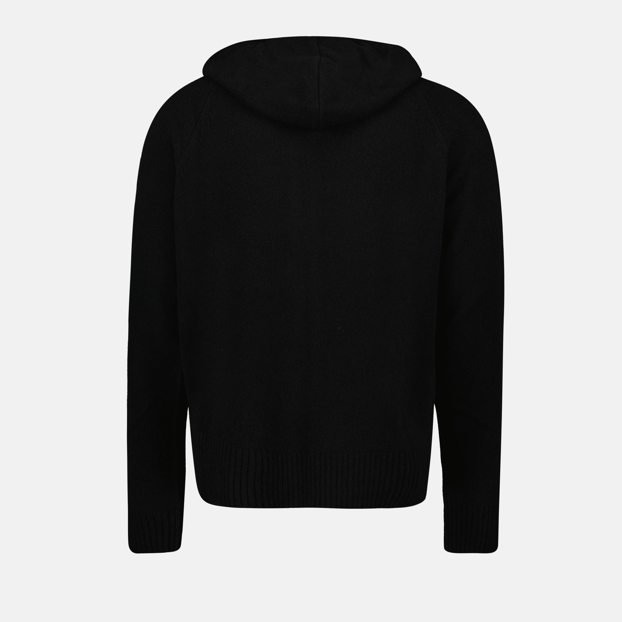 Maille Cardigan zippé en laine Moncler Noir Homme
