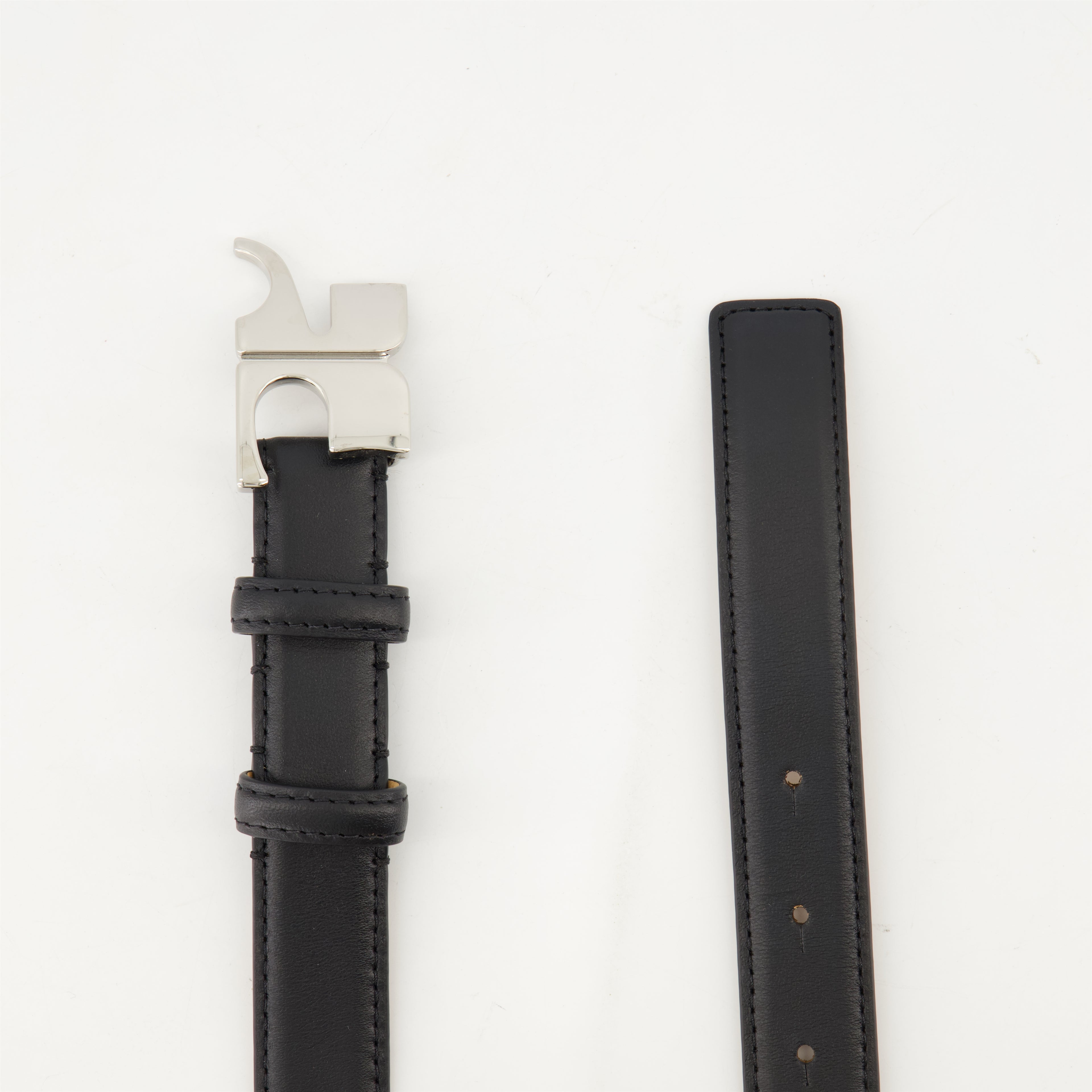 Ceintures Ceinture en cuir AC Courrèges Noir Homme