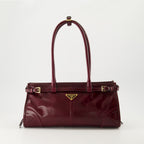 Sacs à main et épaule Bonnie Bag Prada Bordeaux Femme