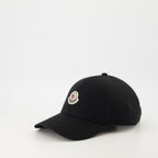 Image de l'article Casquette logo noir de la marque Moncler pour Homme - Saison Printemps-Été 2026 - Vue de Dos