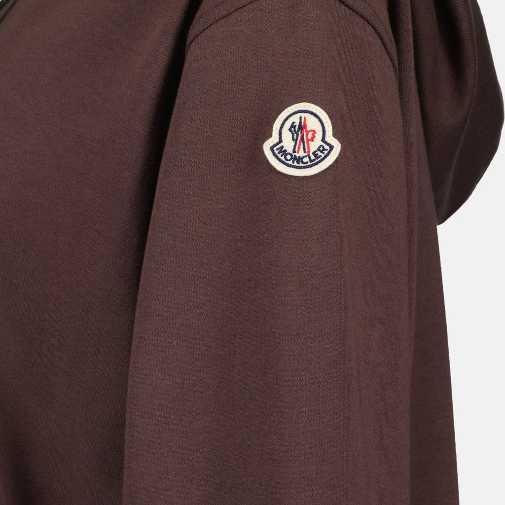 Sweatshirts Sweat à capuche marron Moncler Marron Femme