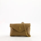 Bolsos bandolera Pochette Cassandre Saint Laurent Marrón Femme