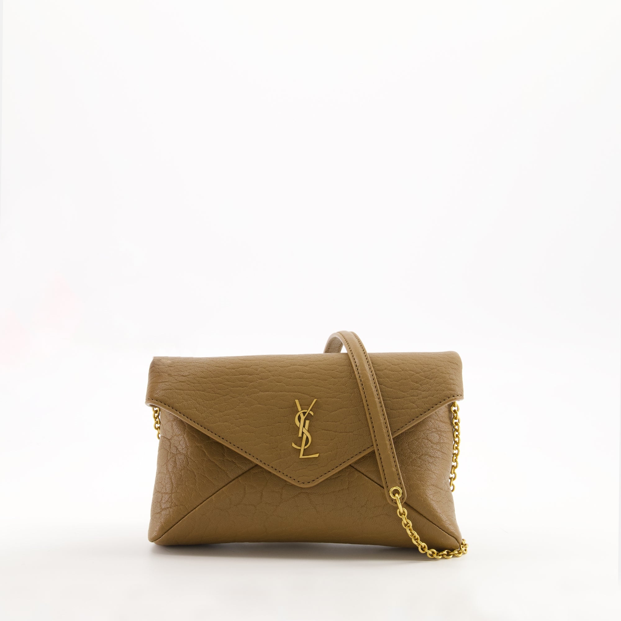 Bolsos bandolera Pochette Cassandre Saint Laurent Marrón Femme