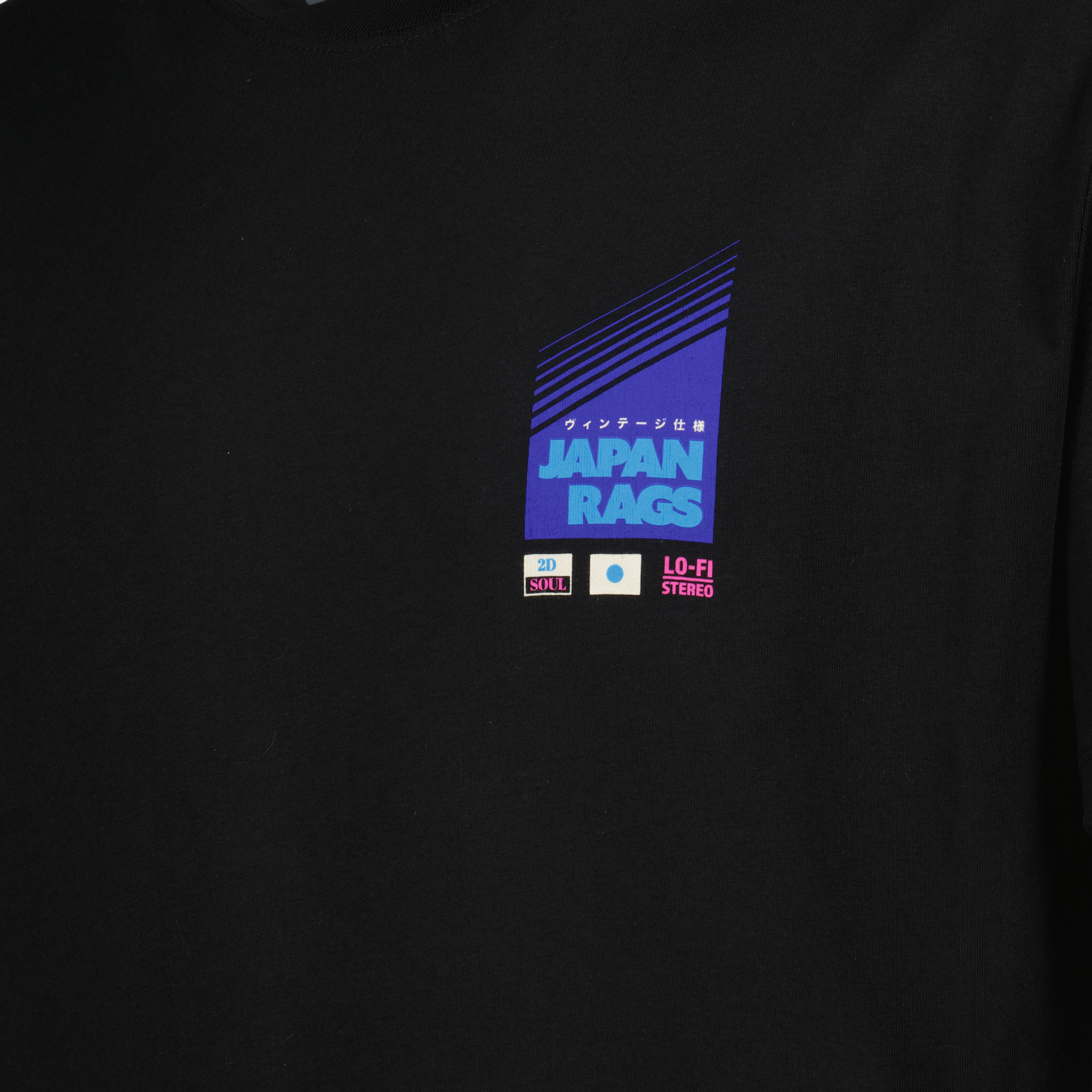T-shirts T-shirt Nagato Japan Rag Noir Homme