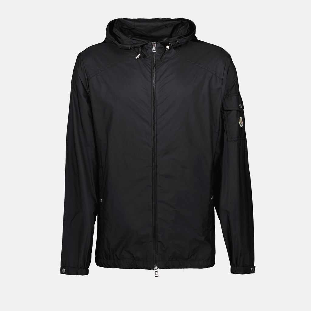 Jaquetas Corta-Vento Etiache com Capuz Moncler Preto Homme