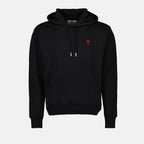 Sweatshirts Sweat à capuche AMI de Coeur Ami PARIS Noir Unisexe