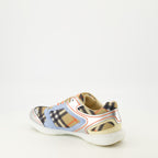 Image of the Burberry Men's Matrix Sport Sneakers - Fall-Winter 2025 - Rear three-quarter right view