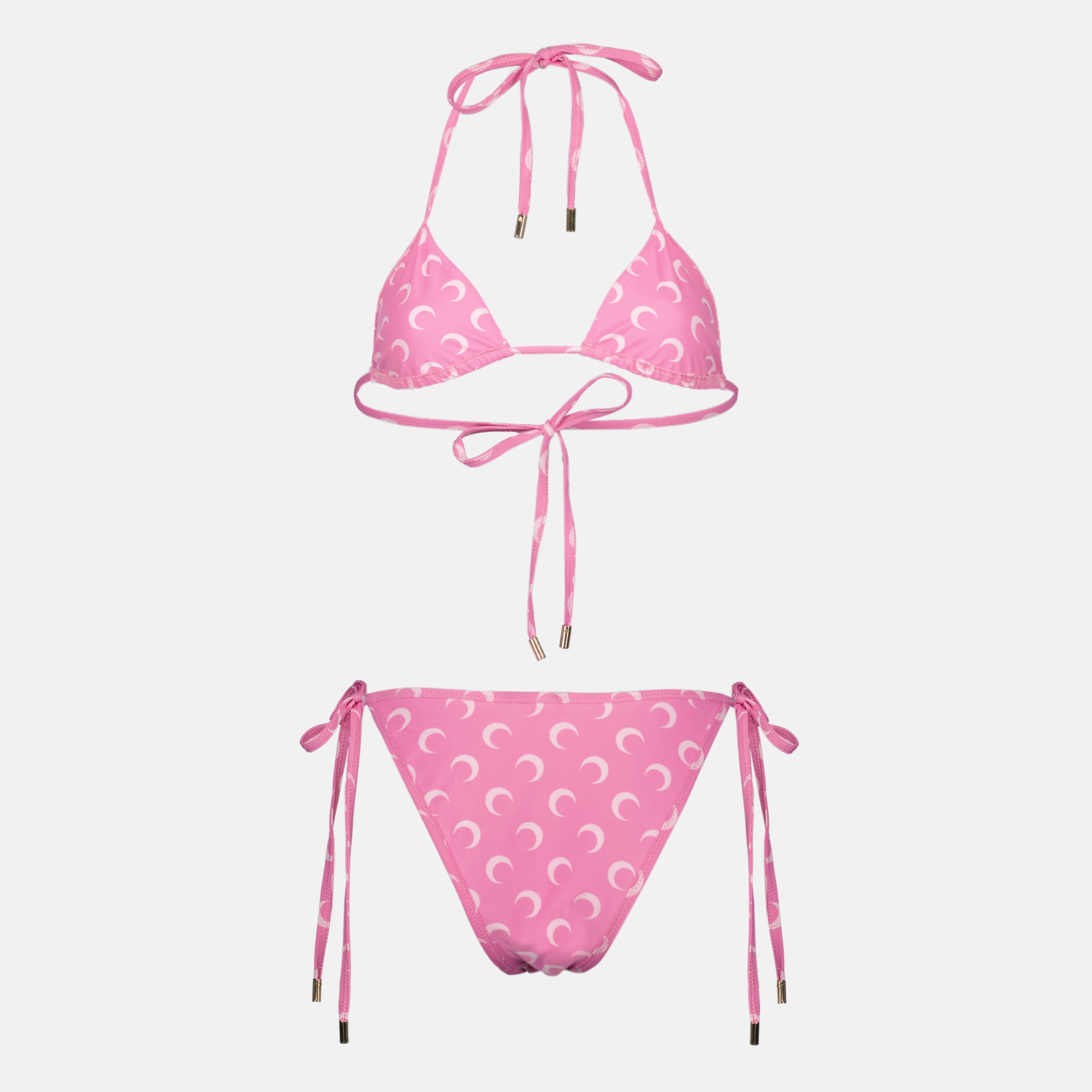Beachwear 비키니 문 로즈 Marine Serre Rose Femme