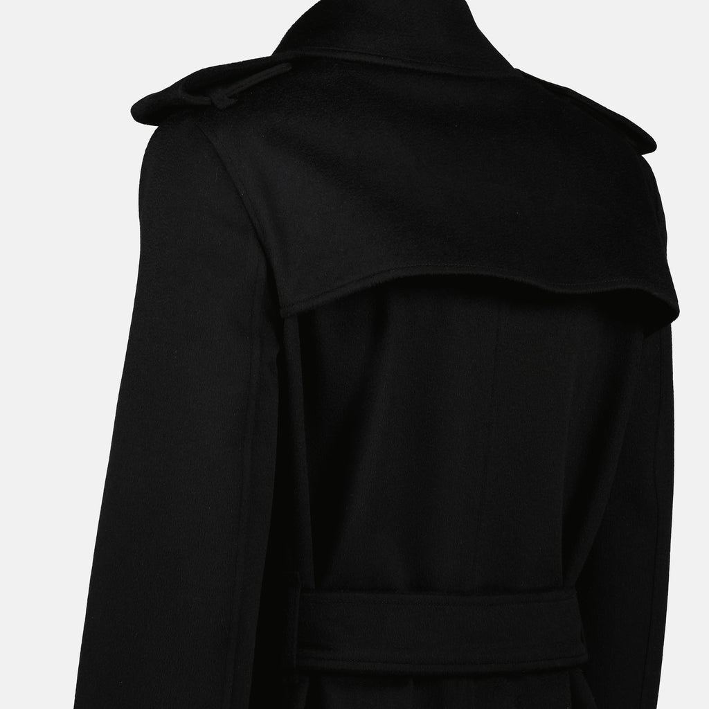 Image of the Kensington long trench coat by Burberry for Women - Autumn-Winter Season 2025 - Detailed View_2