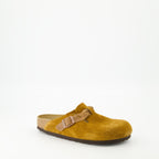 오픈 슈즈 보스턴 브레이디드 뮬 Birkenstock 갈색 Femme