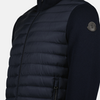 Vestes Doudoune bi-matière Moncler Bleu foncé Homme