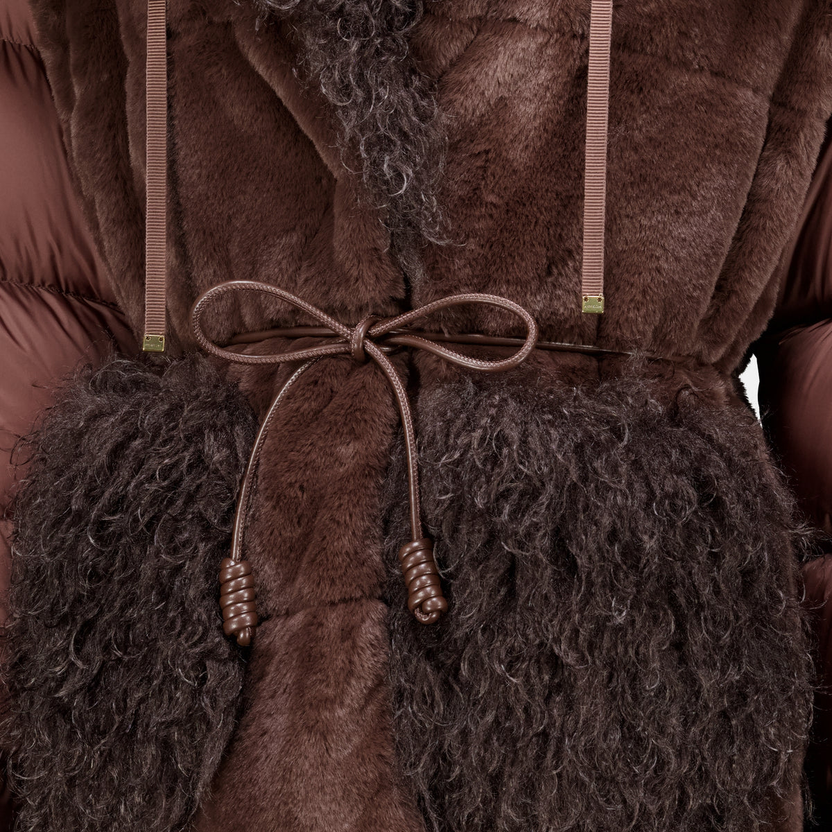 Manteaux 2-in-1 イマージブ ダウンジャケット ブラウン Moncler Marron Femme