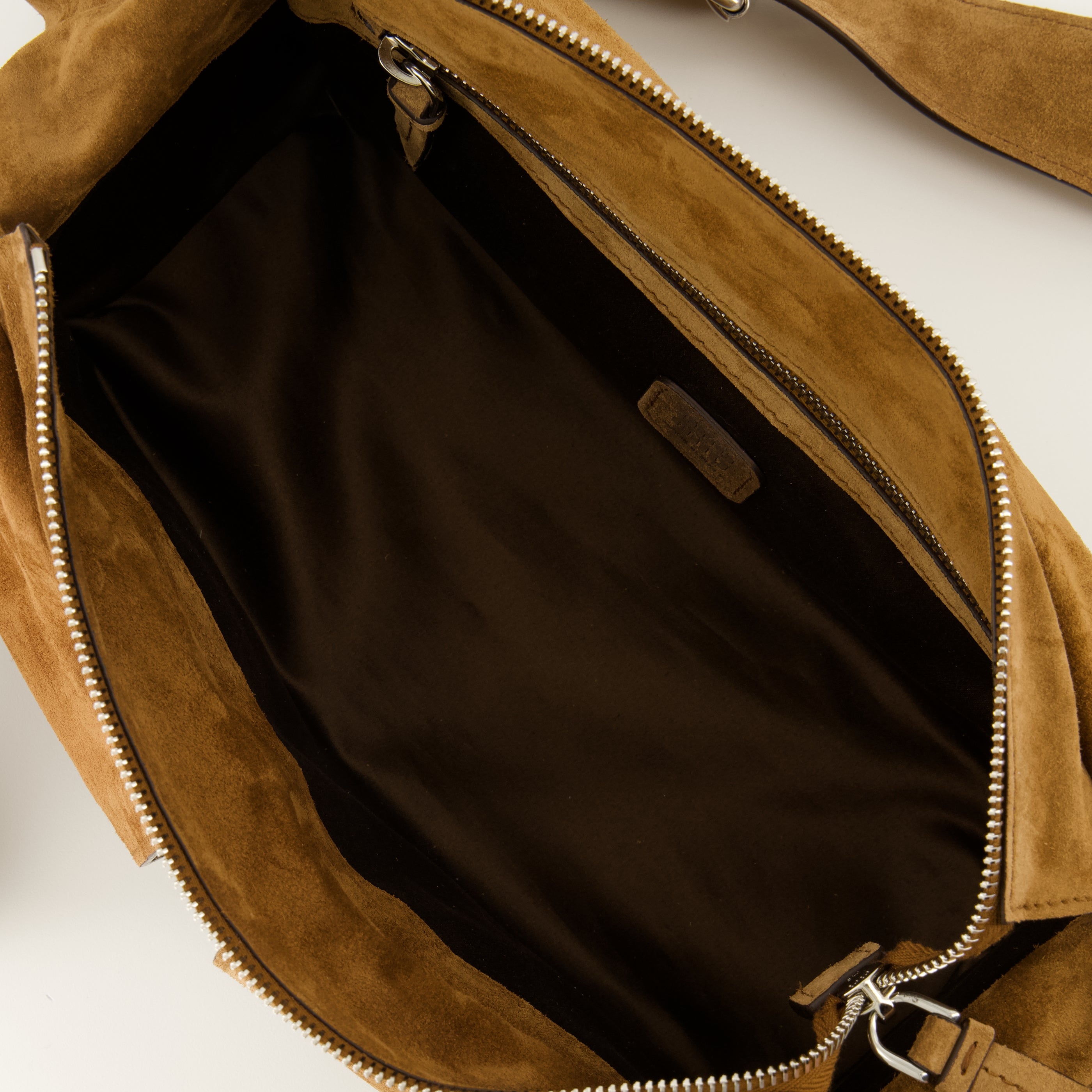 Sacs à main et épaule Sac en daim marron Miu Miu Marron Femme
