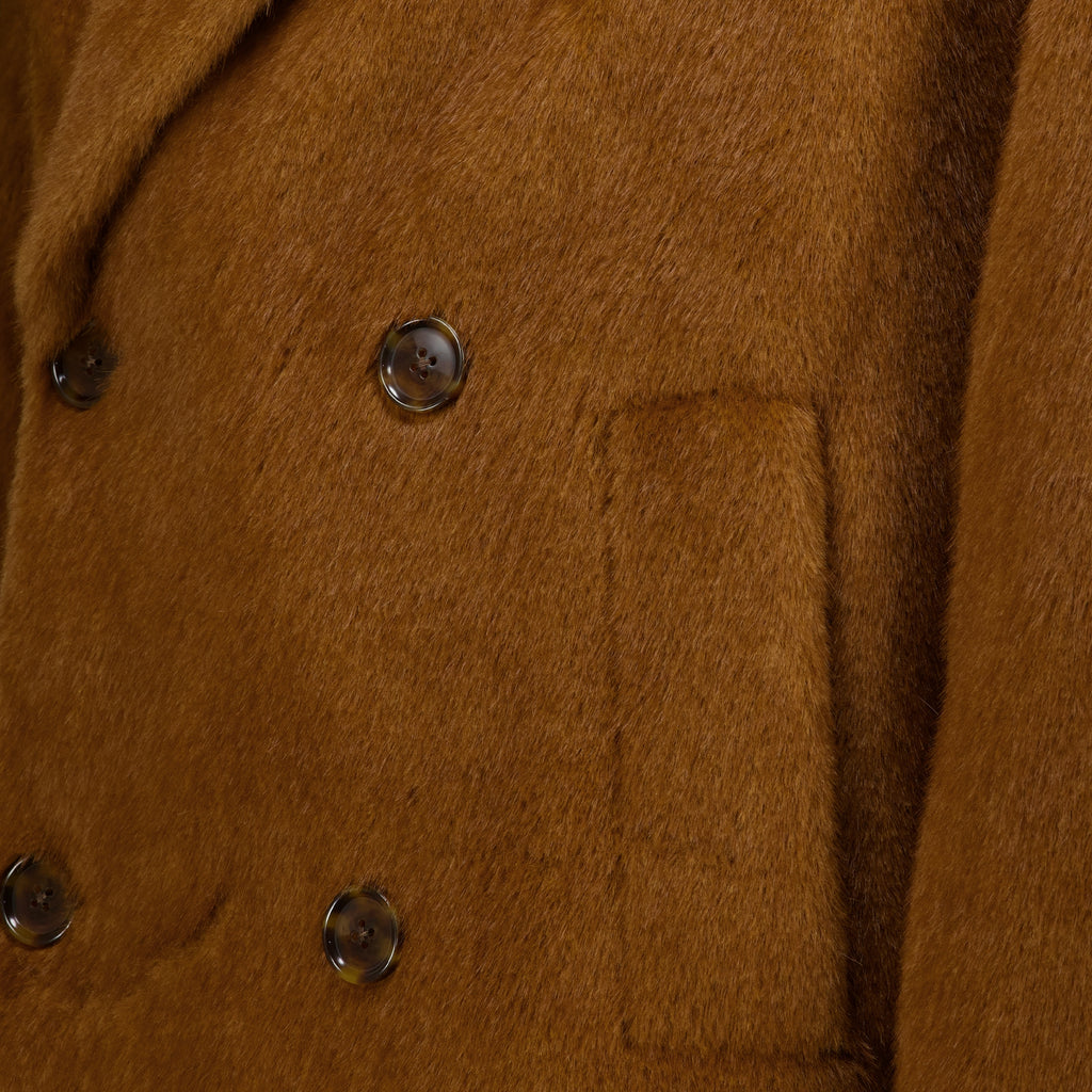 Manteaux 모조 털 코트 Drole De Monsieur Marron Homme