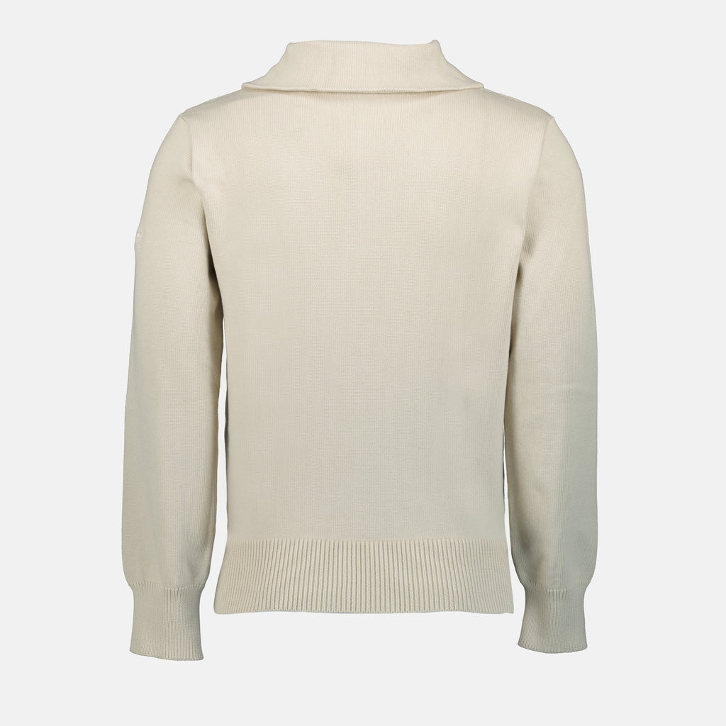 Maille Pull à col zippé Courrèges Beige Homme