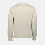 Maille Pull à col zippé Courrèges Beige Homme