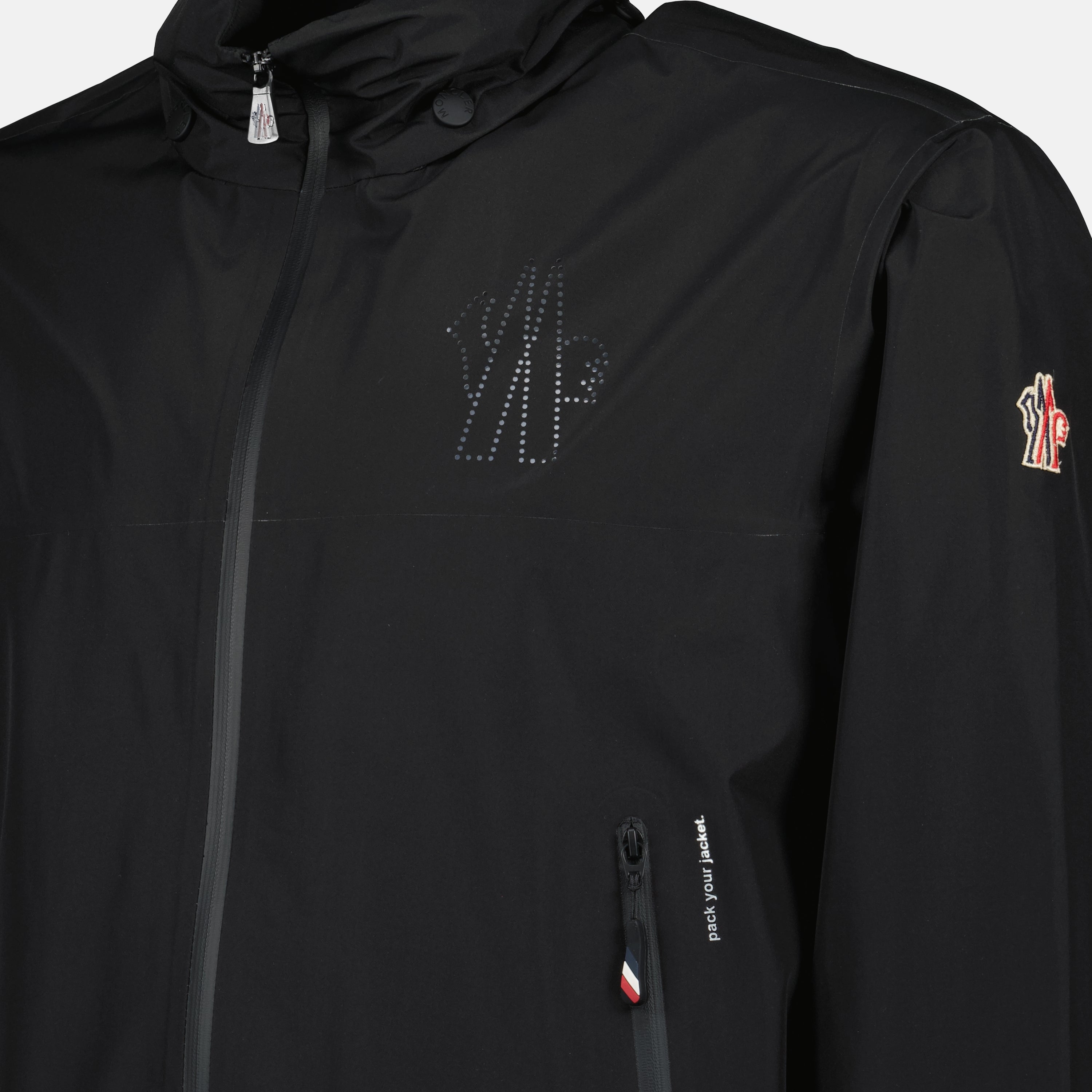 Jaquetas Casaco Hexágono Masterpiece Moncler Grenoble Preto Homme