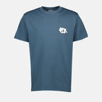 T-shirts T-shirt à logo brodé Dior Bleu Homme