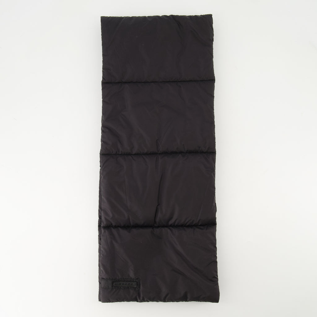 Lenços e luvas Col matelassé Linea Rossa Preto Femme