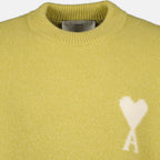 Image de l'article Pull Ami de coeur de la marque Ami PARIS pour Unisex - Saison Automne-Hiver 2025 - Vue détaillée_6