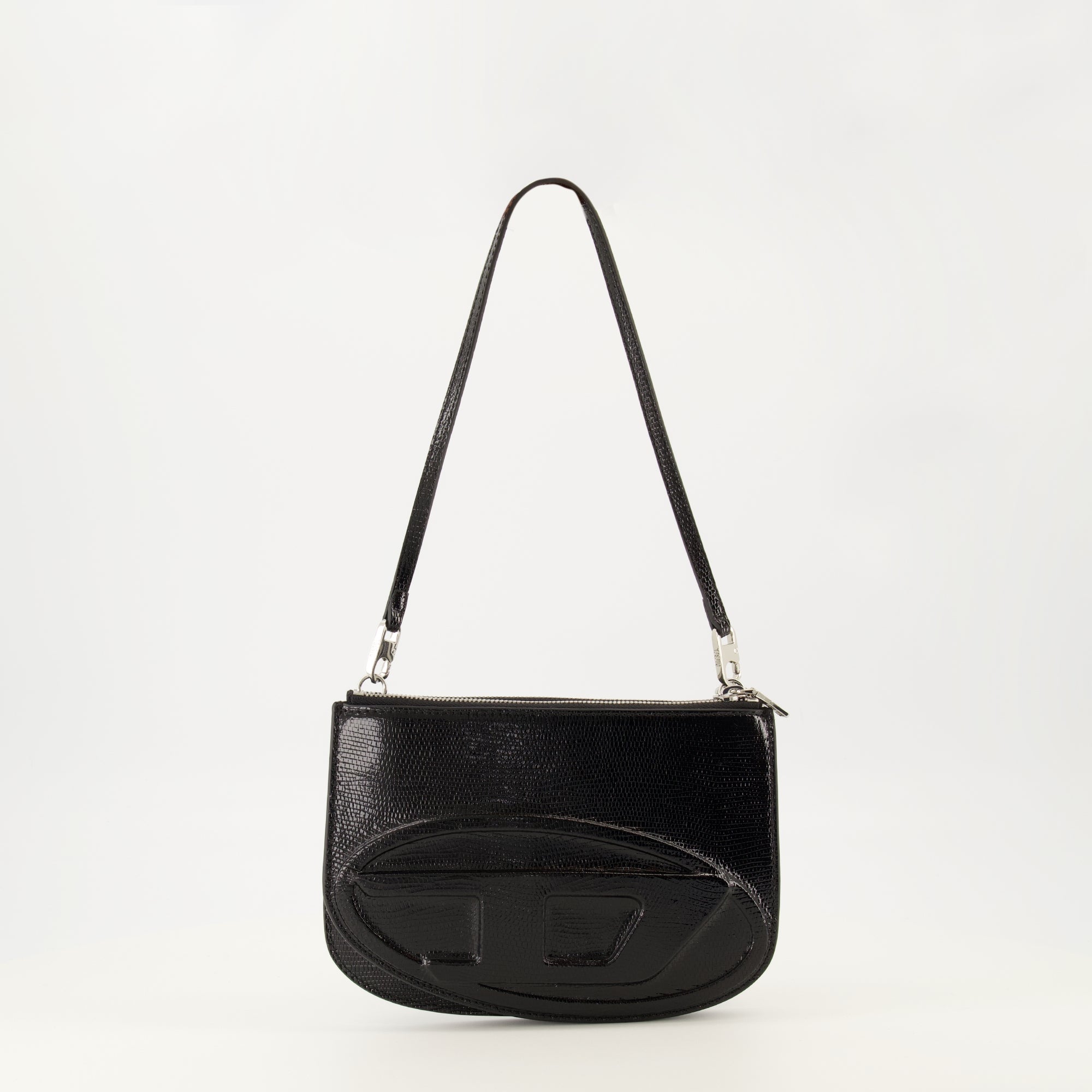 Image of the Diesel women's leather 1dr Twin bag - Fall-Winter 2025 - Front View
