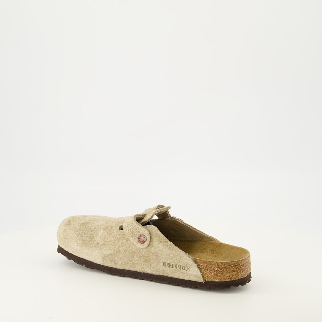 Chaussures ouvertes Mule Boston Beige Birkenstock Beige Unisexe