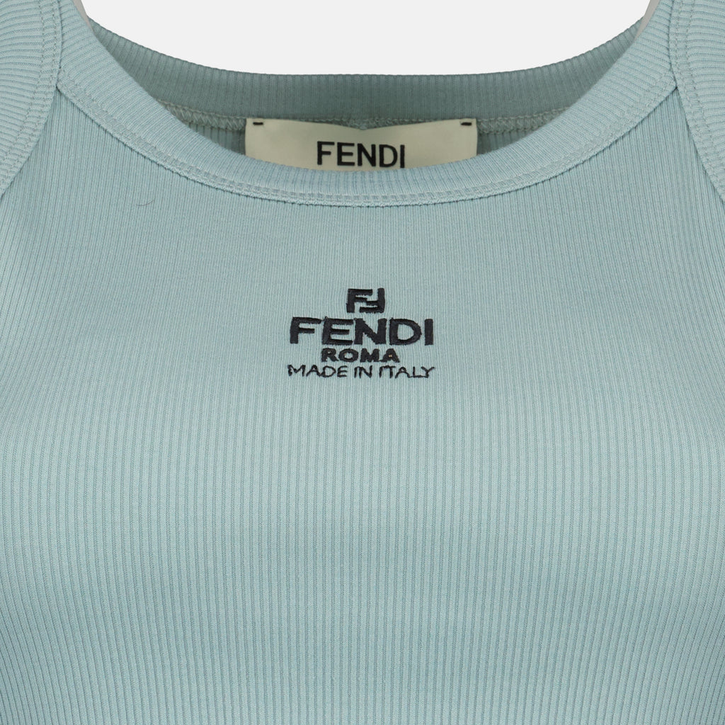 탑 Débardeur Fendi Roma Fendi 파란색 Femme