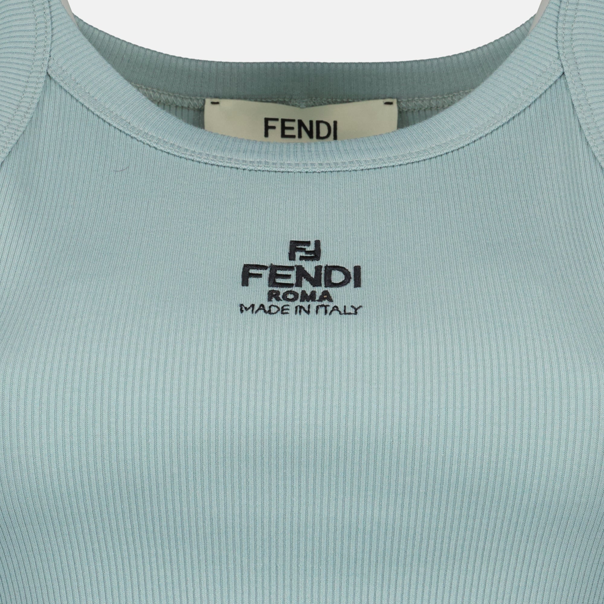 トップス Débardeur Fendi Roma Fendi 青 Femme