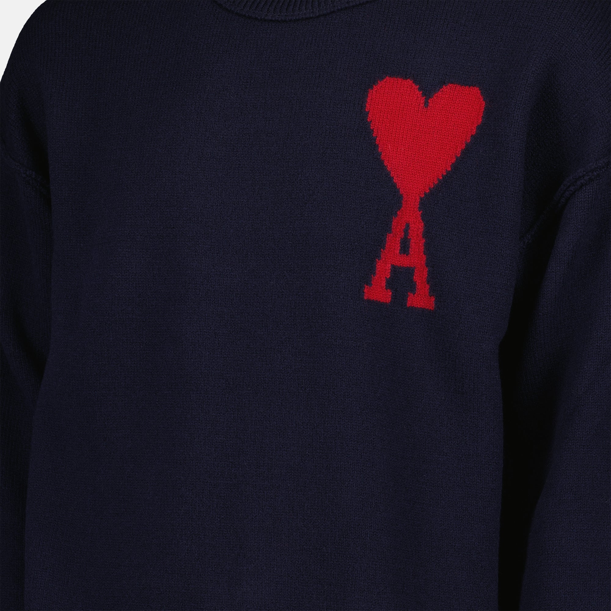 Maille Pull Ami de coeur Ami PARIS Bleu Unisexe