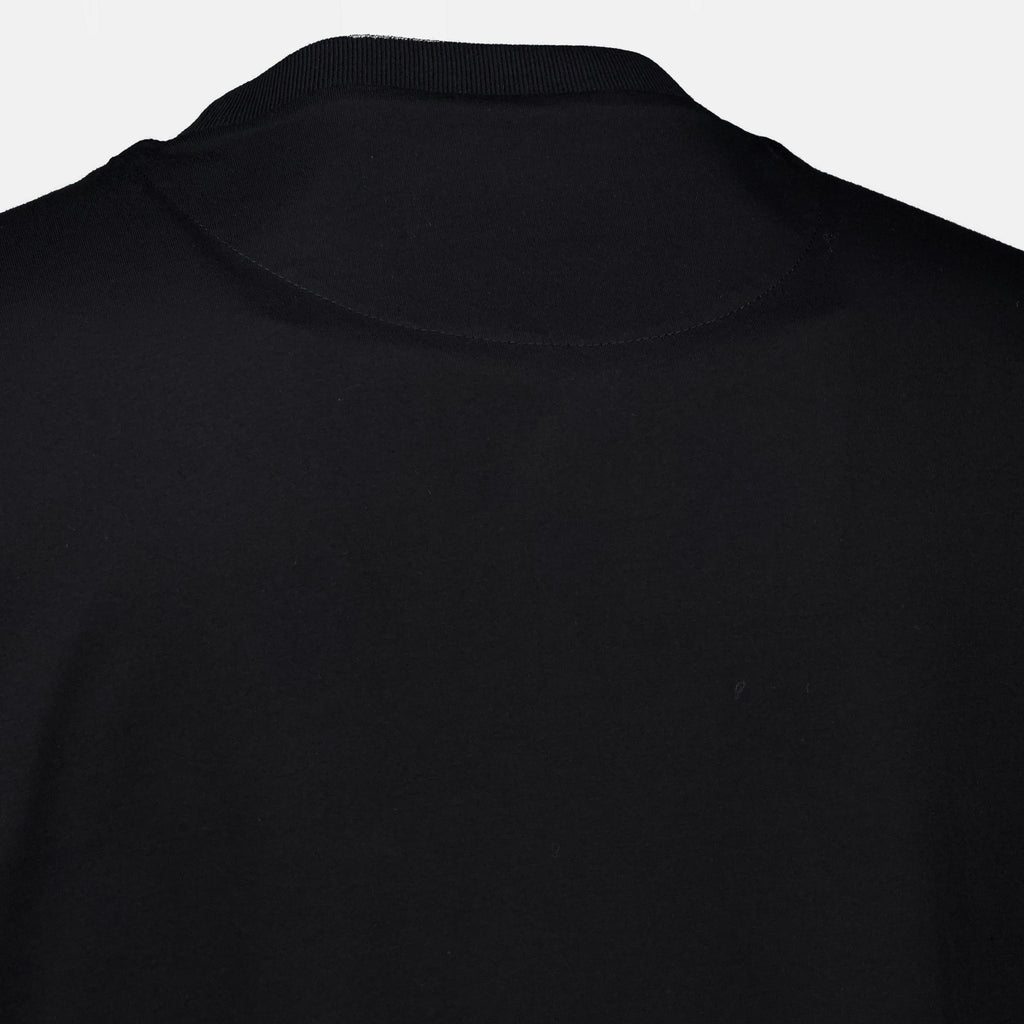 T-shirts T-shirt de Algodão Preto Prada Noir Homme